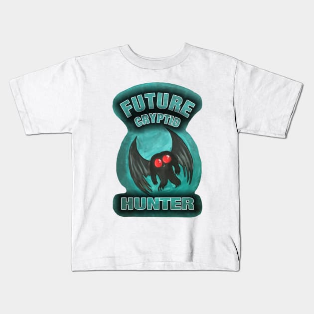 Future Cryptid Hunter (Kids) Kids T-Shirt by theartofron